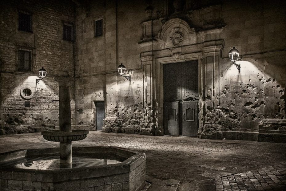 plaça felip neri - guerra civil barcelona